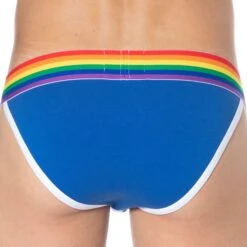 Slip Tanga Rainbow Bleu Roi -Boutique De Sous-vêtements slip tanga rainbow bleu roi sku 2