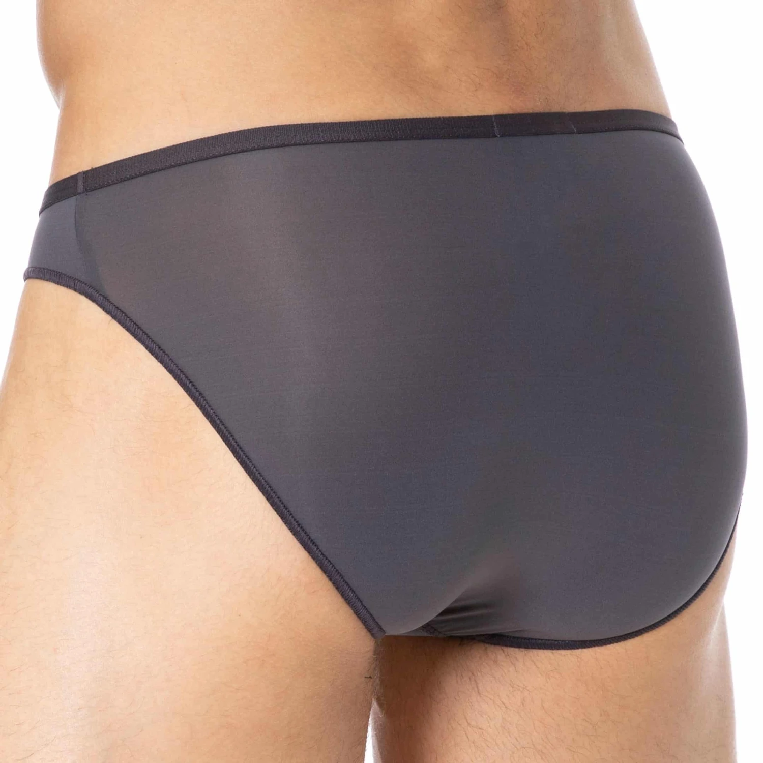 Slip Temptation Plume Gris Anthracite 2 Slip Temptation Plume Gris Anthracite – Image 2
