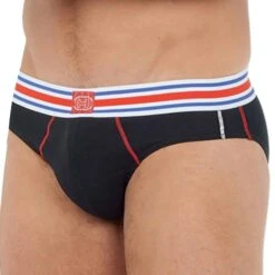 Slip Tie Break Coton Noir