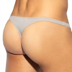 String Recycled Rib Gris