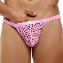 String C-Through Rose Fluo 5 String C-Through Rose Fluo -Boutique De Sous-vêtements string c through rose fluo modus vivendi 2