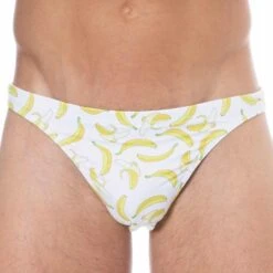 String De Bain Bananas Blanc
