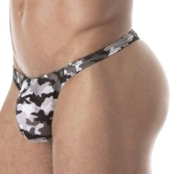 String De Bain Iconic Camouflage Gris