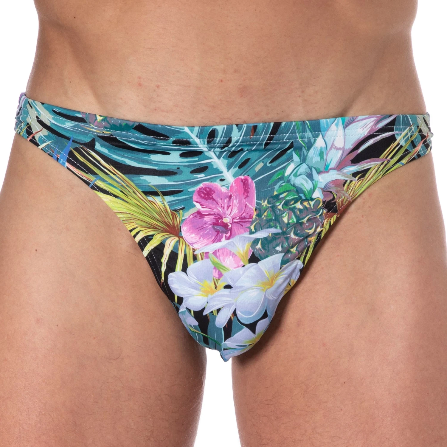 String De Bain Tropical Flowers Multicolore 1 String De Bain Tropical Flowers Multicolore