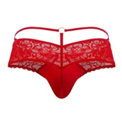 String Dentelle Simili-Cuir Rouge 9 String Dentelle Simili-Cuir Rouge -Boutique De Sous-vêtements string dentelle simili cuir rouge candyman 4