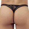 String Double Dentelle Noir