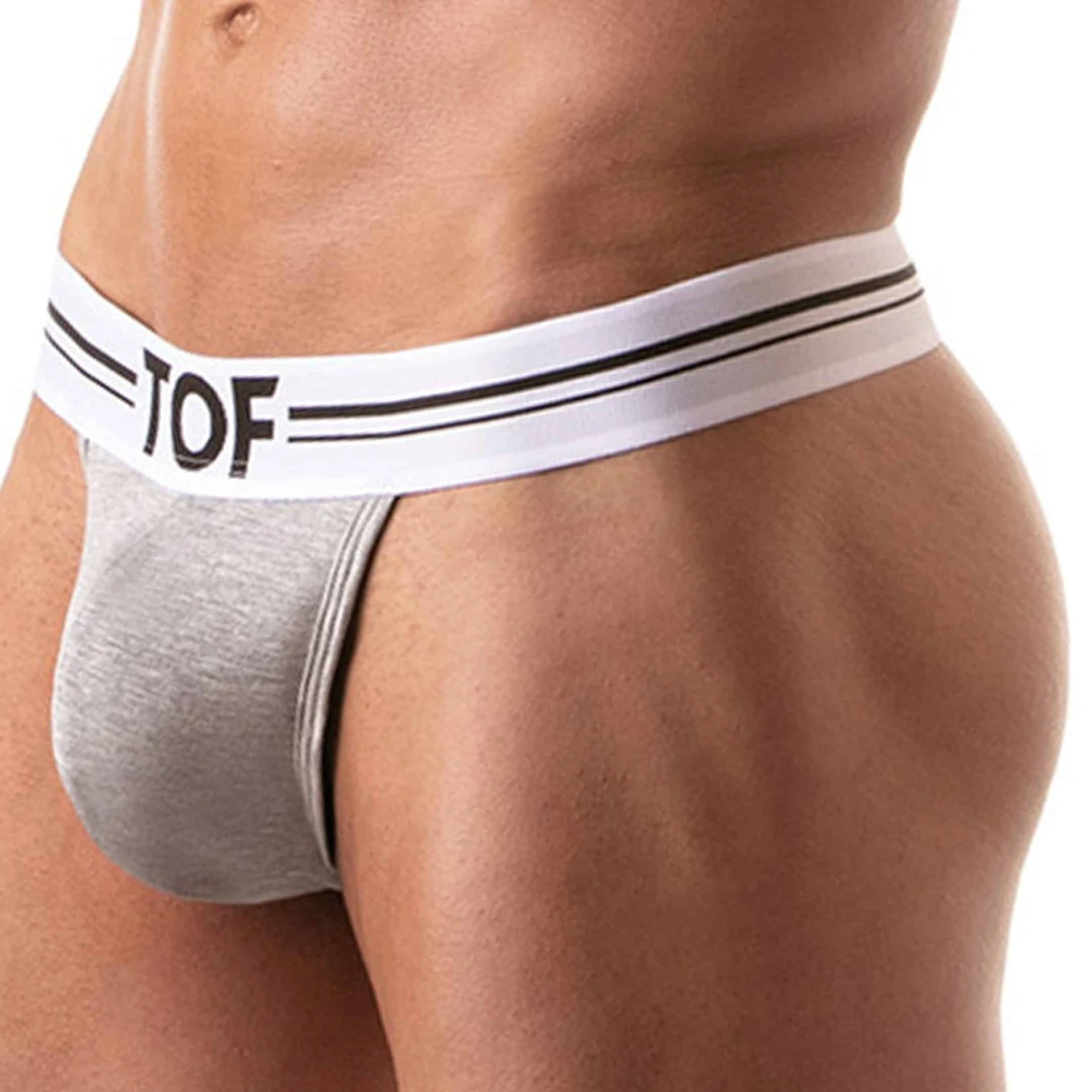 String French Coton Gris Chiné 2 String French Coton Gris Chiné – Image 2