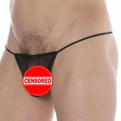 String Hilo Mesh Noir