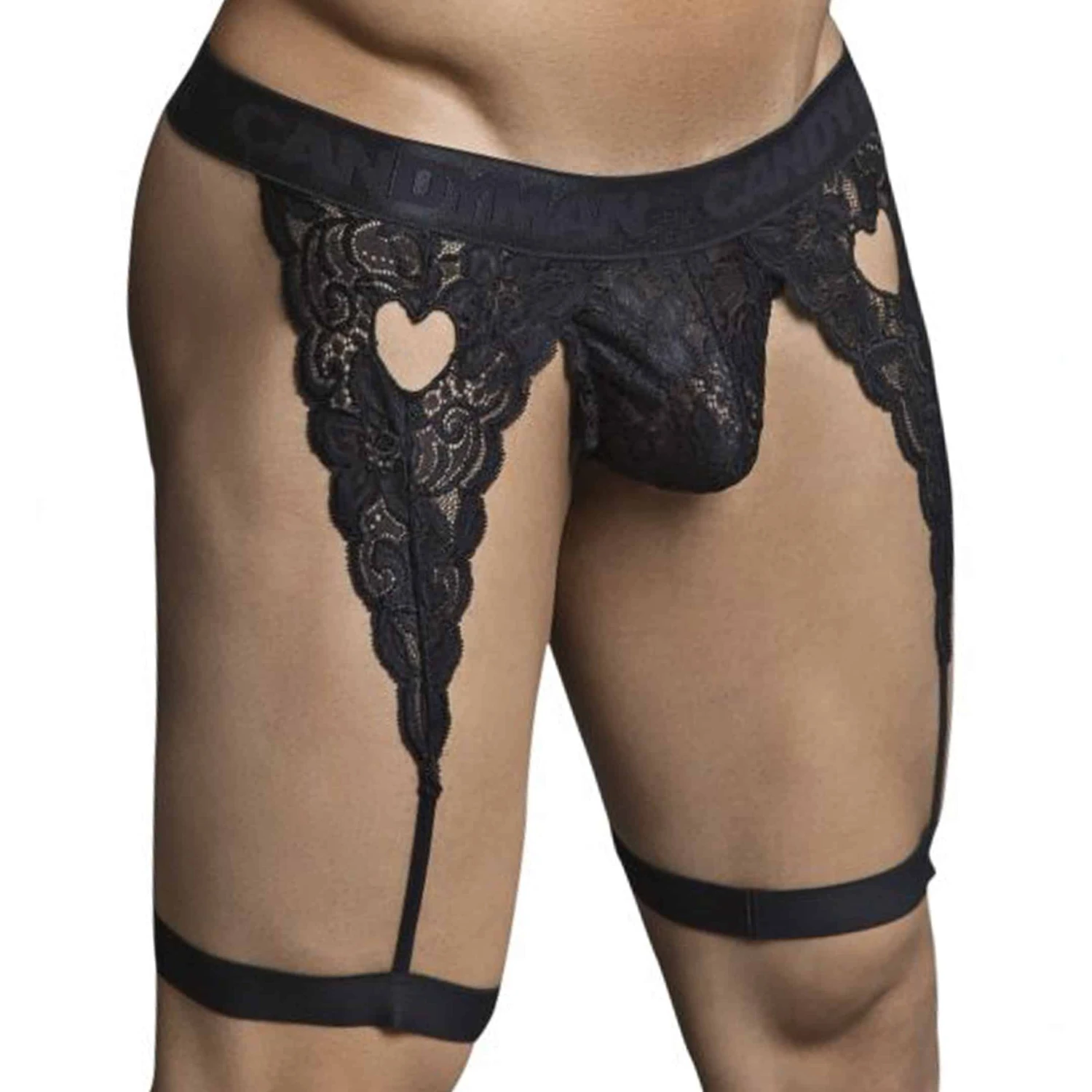 String Jarretière Dentelle Noir 2 String Jarretière Dentelle Noir – Image 2