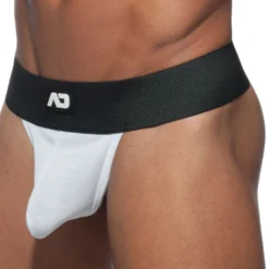 String Kango Fetish Blanc -Boutique De Sous-vêtements string kango fetish blanc ad fetish 2