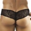 String Mini Cheek Dentelle Noir