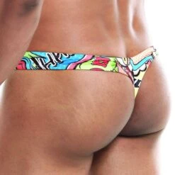 String Push Up Provocative Cartoon