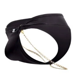 String Simili Cuir Chaînette Noir 8 String Simili Cuir Chaînette Noir -Boutique De Sous-vêtements string simili cuir chainette noir candyman 3