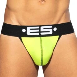String Sportive Microfibre Jaune Fluo