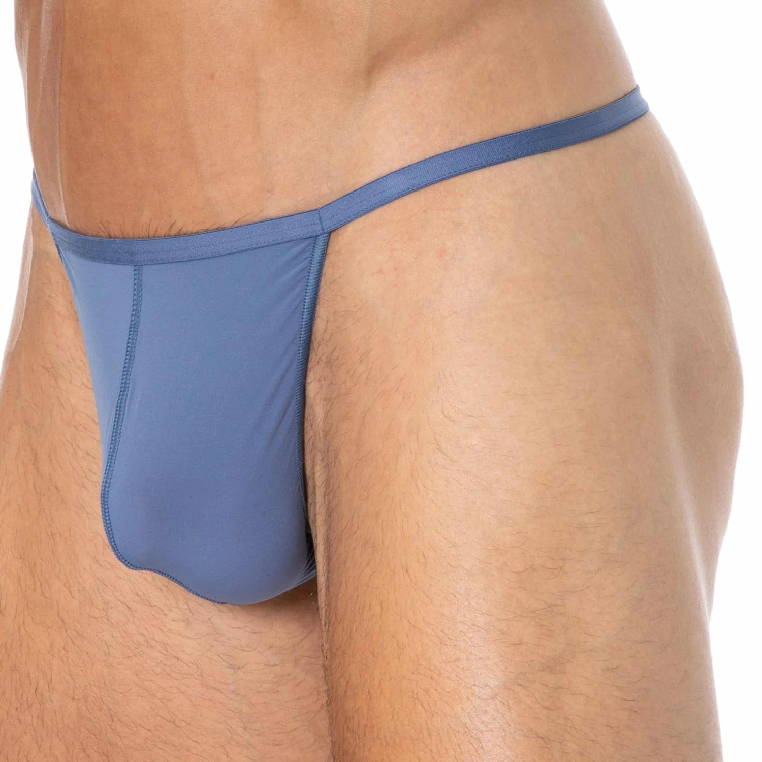 String Temptation Plume Bleu Jeans 1 String Temptation Plume Bleu Jeans