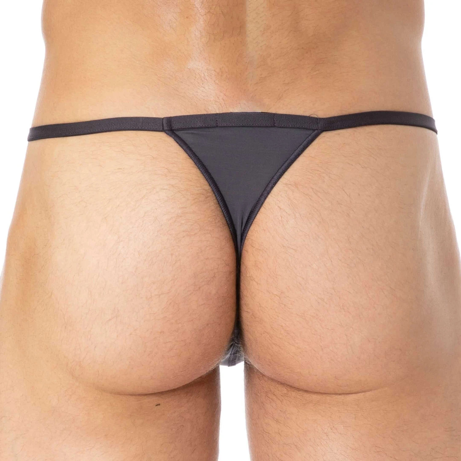 String Temptation Plume Gris Anthracite 3 String Temptation Plume Gris Anthracite – Image 3