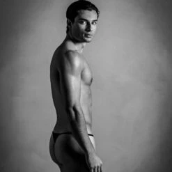 String Temptation Plume Noir -Boutique De Sous-vêtements string temptation plume noir hom 2