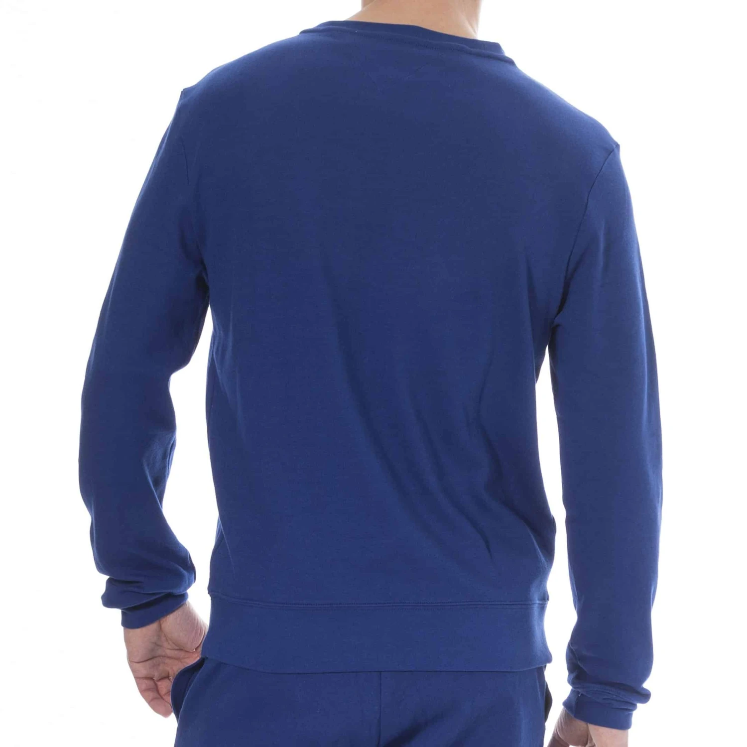 Sweat-Shirt Tommy 85 Coton Bio Bleu 2 Sweat-Shirt Tommy 85 Coton Bio Bleu – Image 2