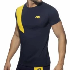 T-Shirt AD Coton Bleu Marine