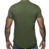 T-Shirt Basic U-Neck Kaki