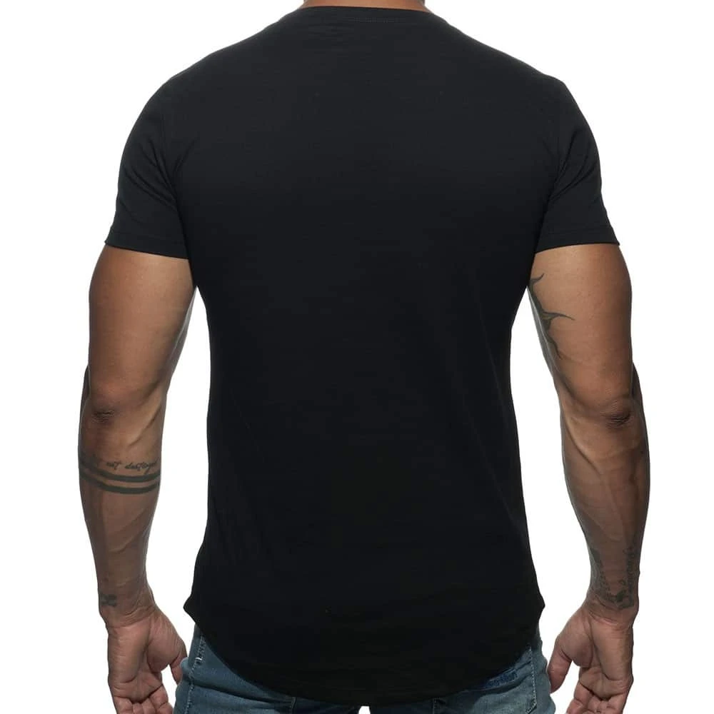 T-Shirt Basic U-Neck Noir 1 T-Shirt Basic U-Neck Noir