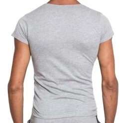 T-Shirt Bliss Coton Gris Chiné