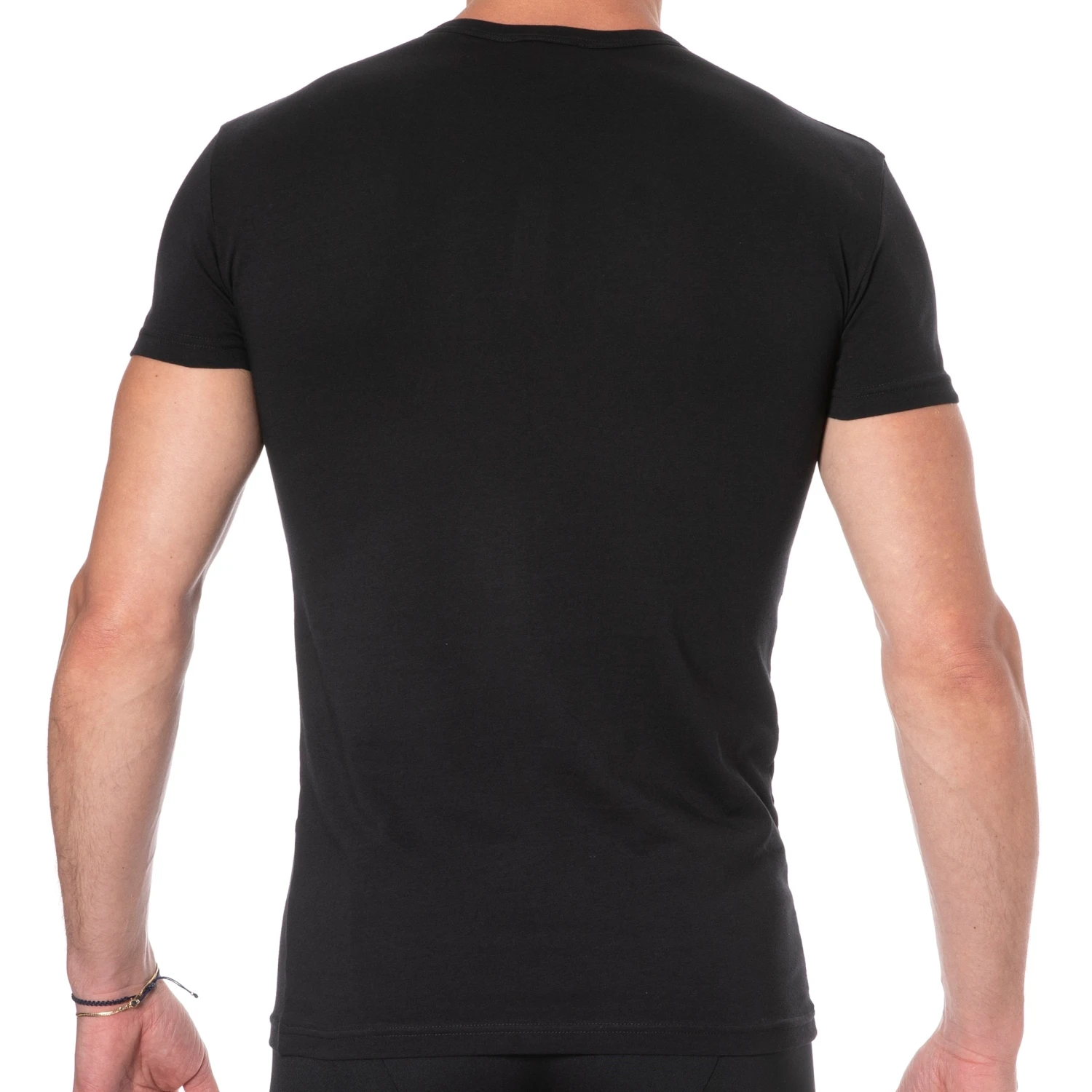 T-Shirt Bold Monogram Coton Noir - Rouge 2 T-Shirt Bold Monogram Coton Noir - Rouge – Image 2