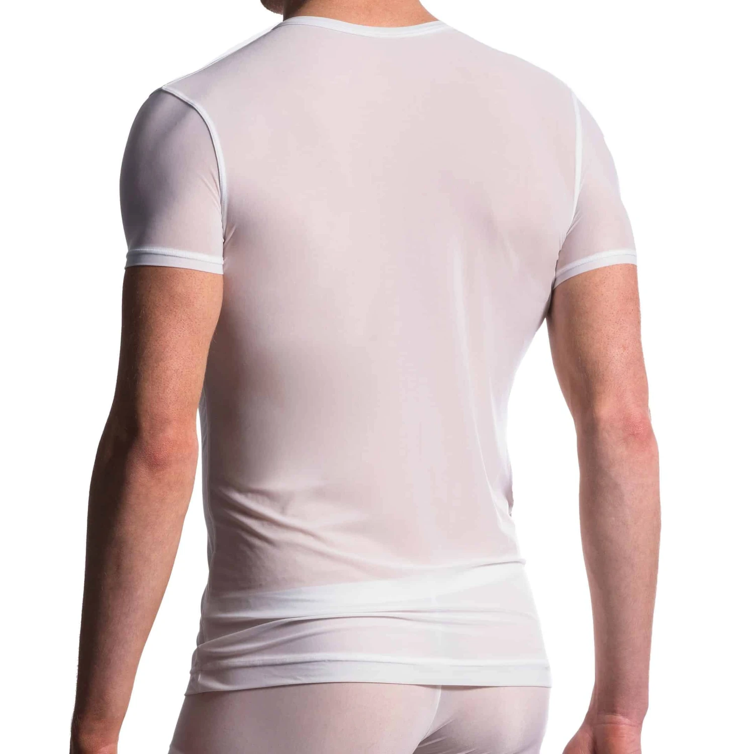 T-Shirt Col V M101 Blanc 1 T-Shirt Col V M101 Blanc