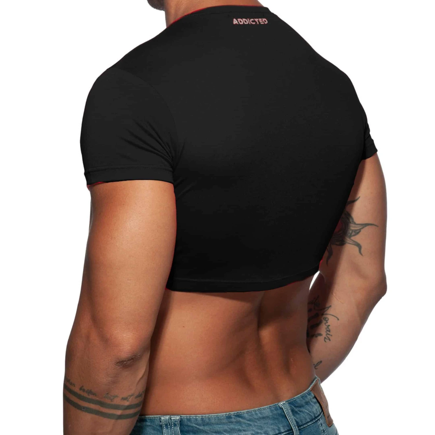 T-Shirt Crop AD Noir 2 T-Shirt Crop AD Noir – Image 2