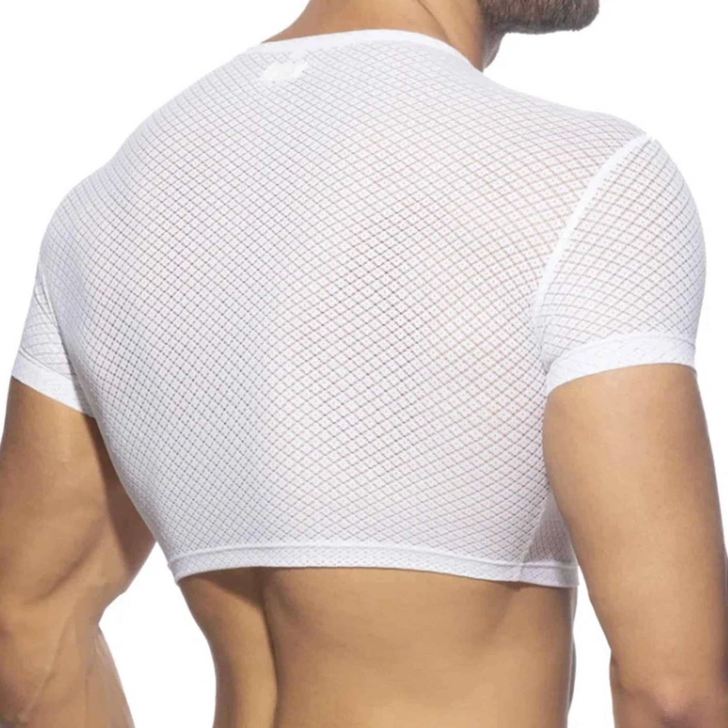 T-Shirt Crop Fantasy Diamond Blanc 2 T-Shirt Crop Fantasy Diamond Blanc – Image 2