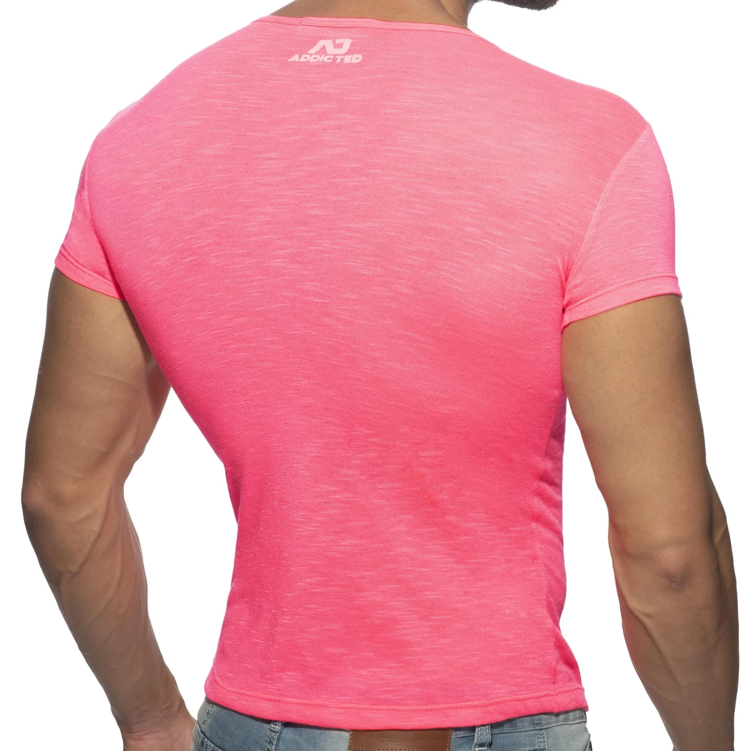 T-Shirt Flame Rose Fluo 2 T-Shirt Flame Rose Fluo – Image 2