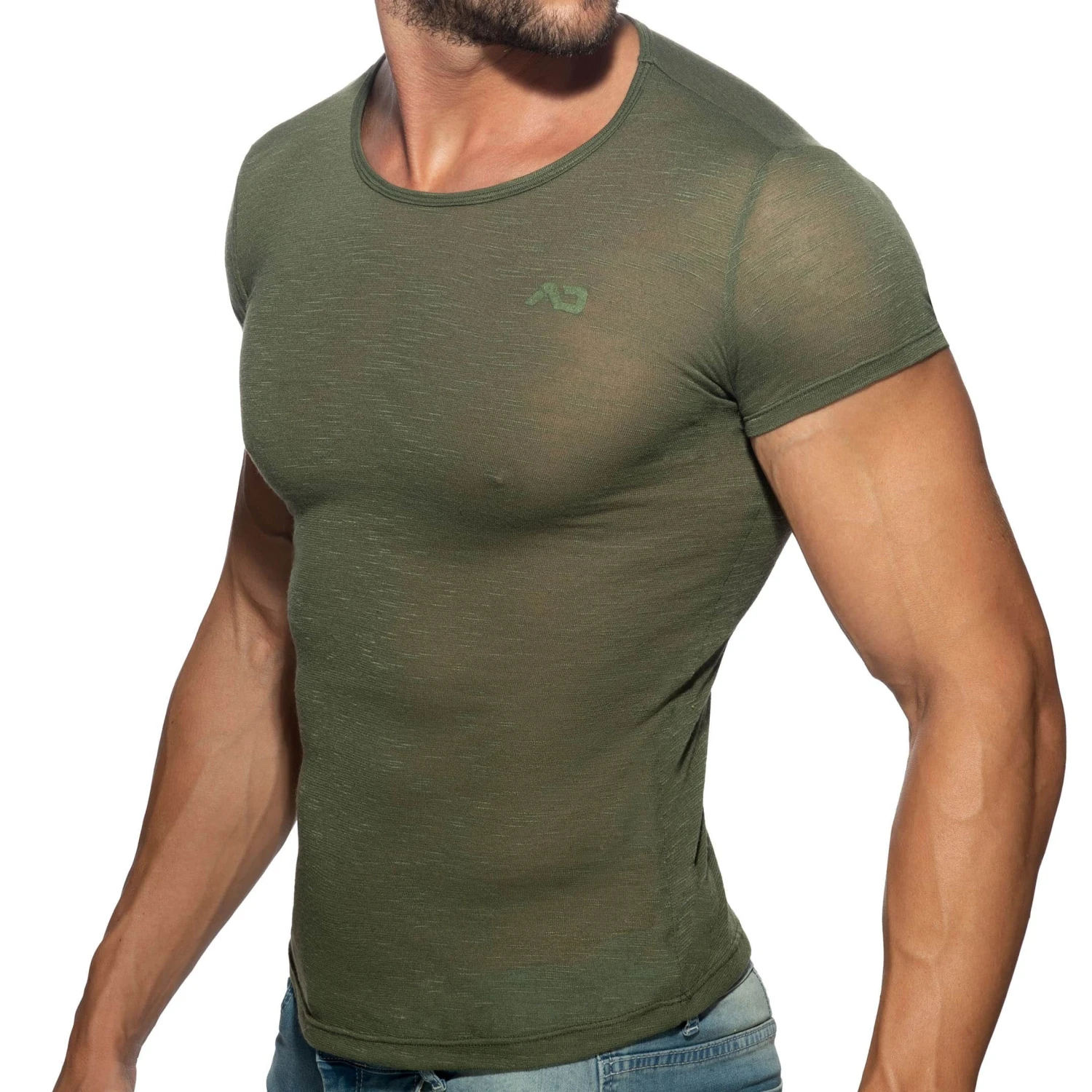 T-Shirt Flame Vert Kaki 1 T-Shirt Flame Vert Kaki