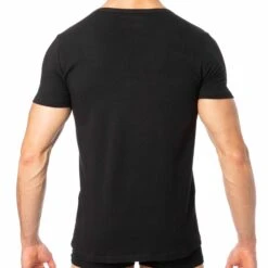 T-Shirt Logo Noir -Boutique De Sous-vêtements t shirt logo noir garcon francais 2