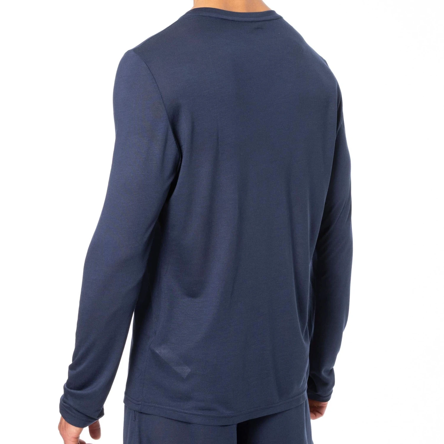 T-Shirt Manches Longues Cocooning Bleu Marine 2 T-Shirt Manches Longues Cocooning Bleu Marine – Image 2