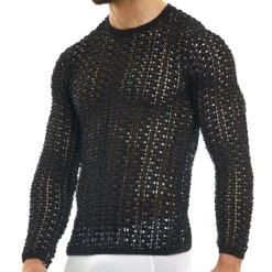 T-Shirt Manches LonguesHole Noir