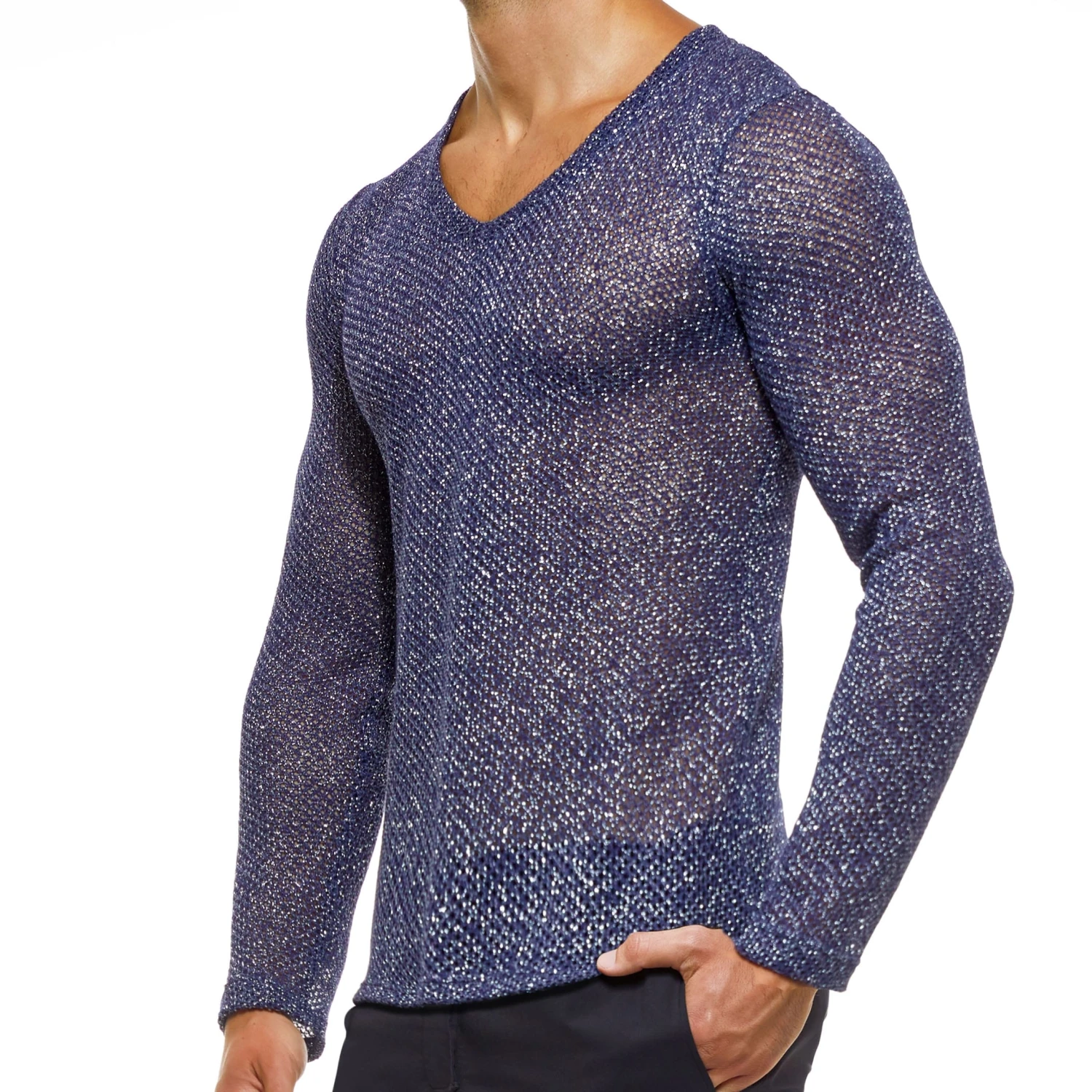 T-Shirt Manches Longues Knight Bleu 1 T-Shirt Manches Longues Knight Bleu