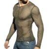 T-Shirt Manches Longues Mesh Kaki