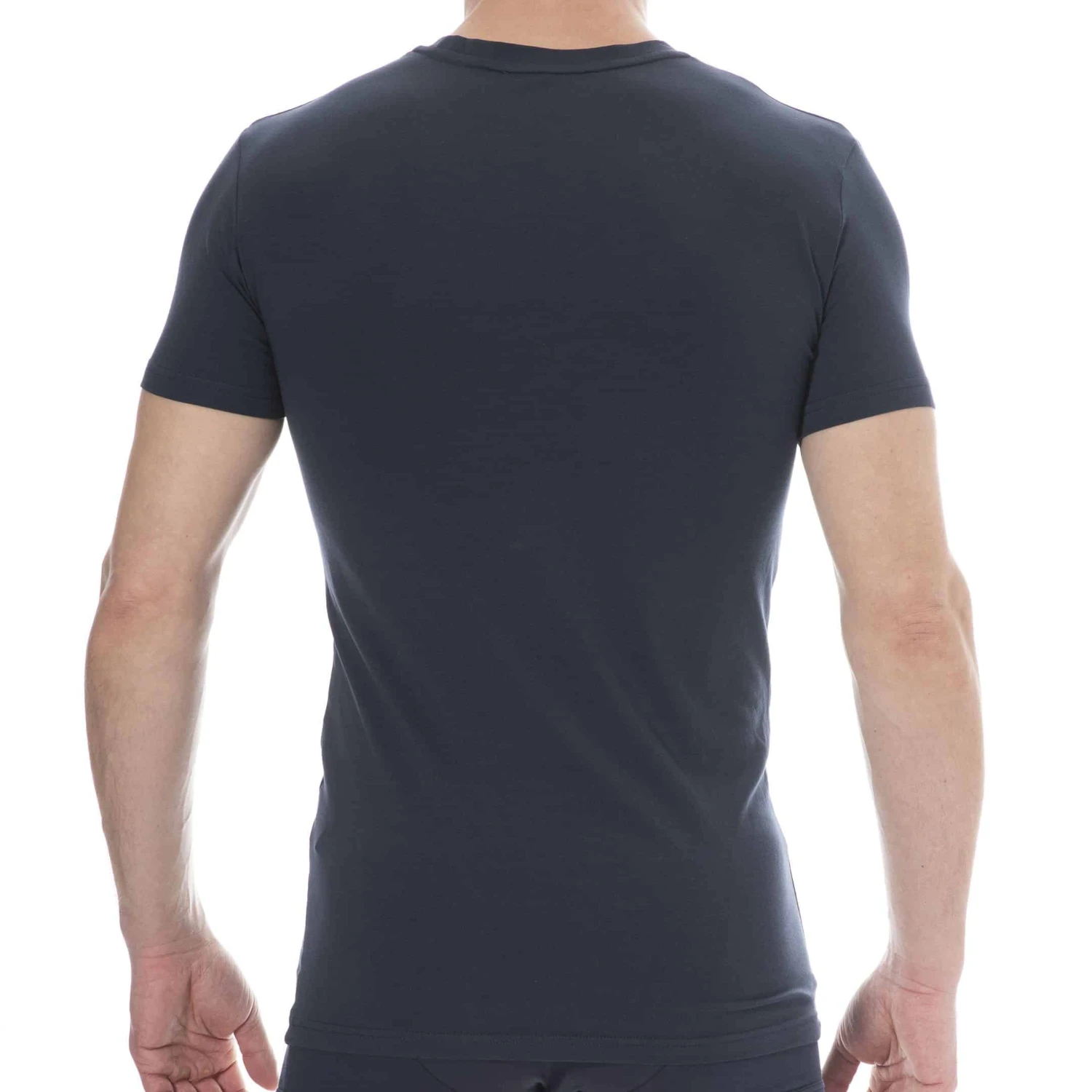 T-Shirt Megalogo Coton Bleu Marine 2 T-Shirt Megalogo Coton Bleu Marine – Image 2