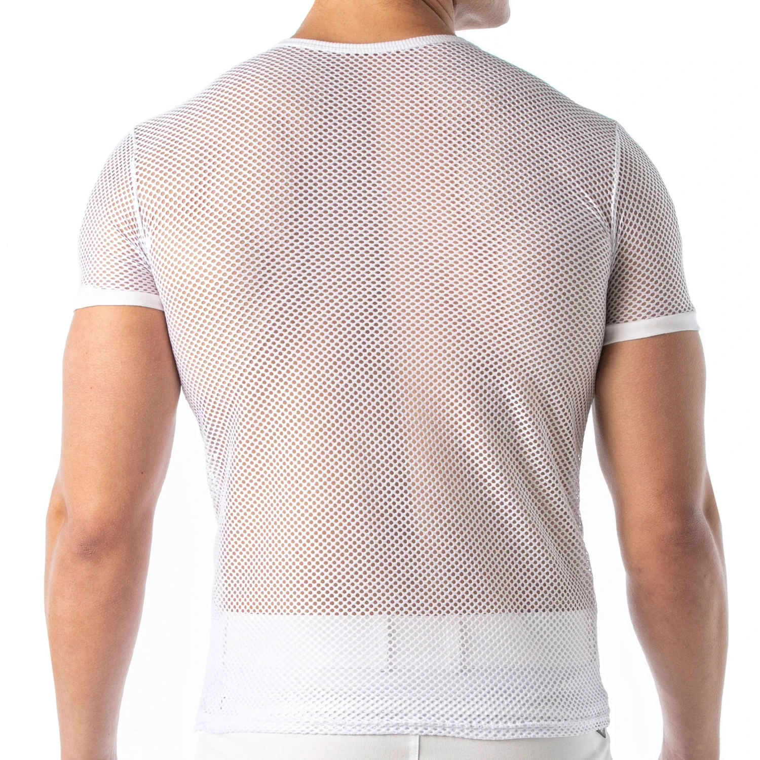 T-Shirt Mesh Blanc 2 T-Shirt Mesh Blanc – Image 2