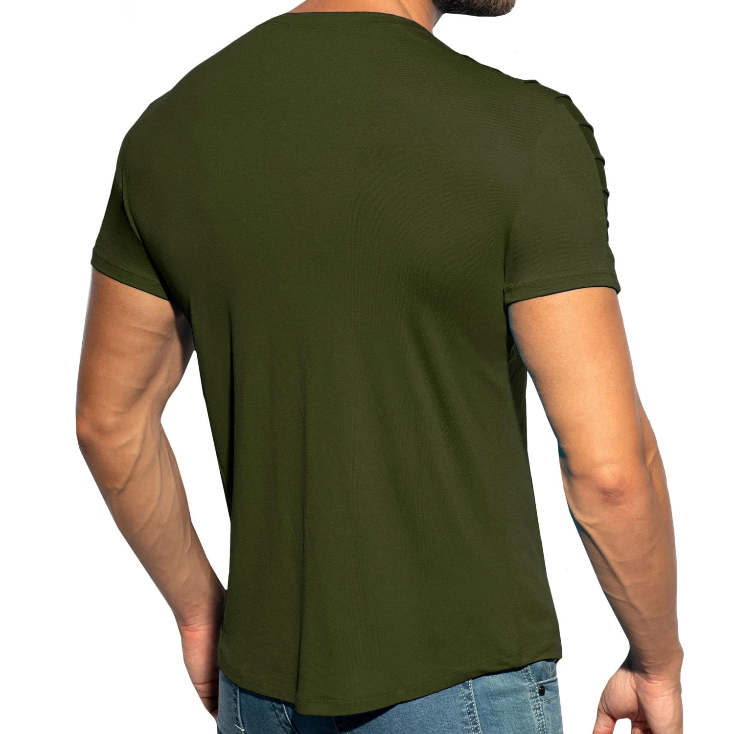 T-Shirt Raglan Kaki 2 T-Shirt Raglan Kaki – Image 2