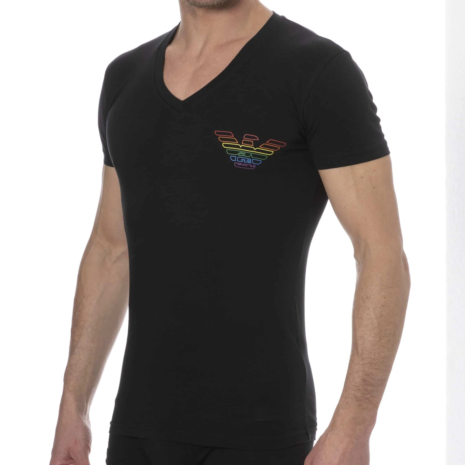 T-Shirt Rainbow Noir 1 T-Shirt Rainbow Noir