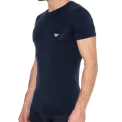 T-Shirt Soft Touch Bamboo Viscose Bleu Marine