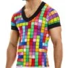 T-Shirt V Inclusive Multicolore