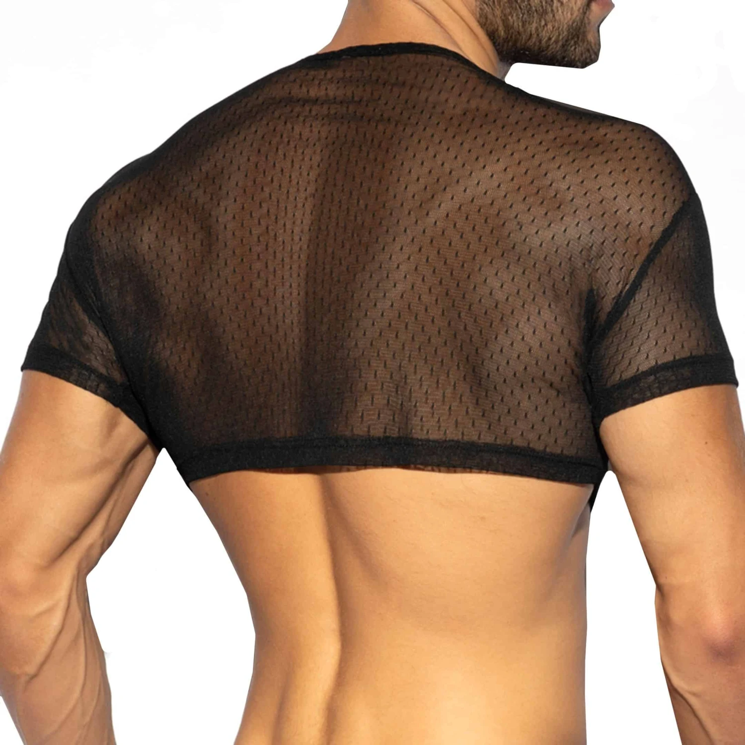 Top Crop Plumetti Noir 2 Top Crop Plumetti Noir – Image 2