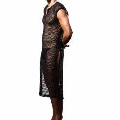 Tunique De Plage Unleashed Mesh Noire 8 Tunique De Plage Unleashed Mesh Noire -Boutique De Sous-vêtements tunique de plage unleashed mesh noire andrew christian 3
