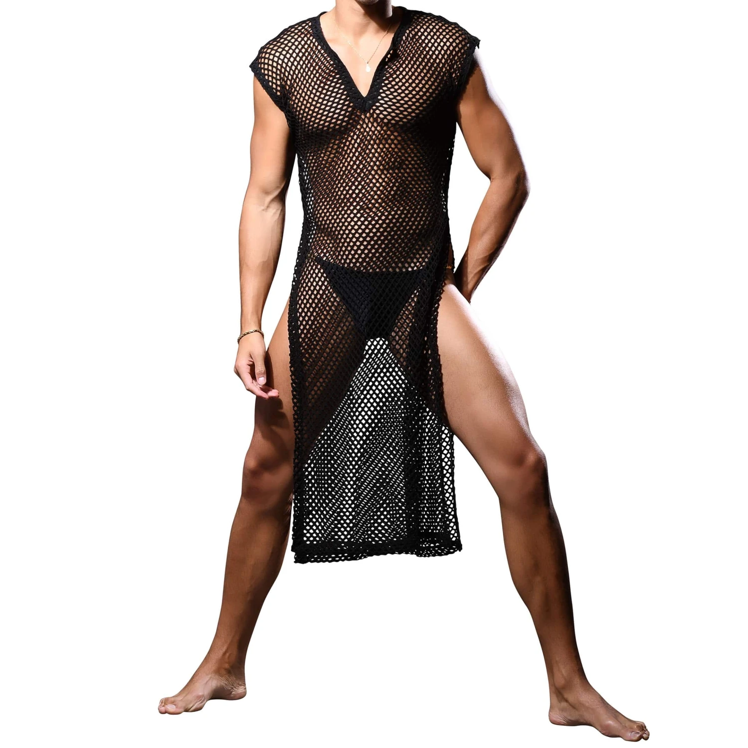 Tunique De Plage Unleashed Mesh Noire 5 Tunique De Plage Unleashed Mesh Noire – Image 5