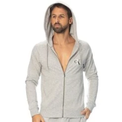 Veste à Capuche Ck One Gris Chiné 12 Veste à Capuche Ck One Gris Chiné -Boutique De Sous-vêtements veste a capuche ck one gris chine calvin klein 3