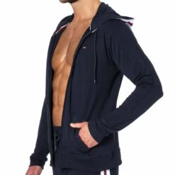 Veste à Capuche Logo Tape Bleu Marine 10 Veste à Capuche Logo Tape Bleu Marine -Boutique De Sous-vêtements veste a capuche logo tape bleu marine tommy hilfiger 2