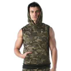 Veste à Capuche Militaire Camouflage -Boutique De Sous-vêtements veste a capuche militaire camouflage tof paris 4