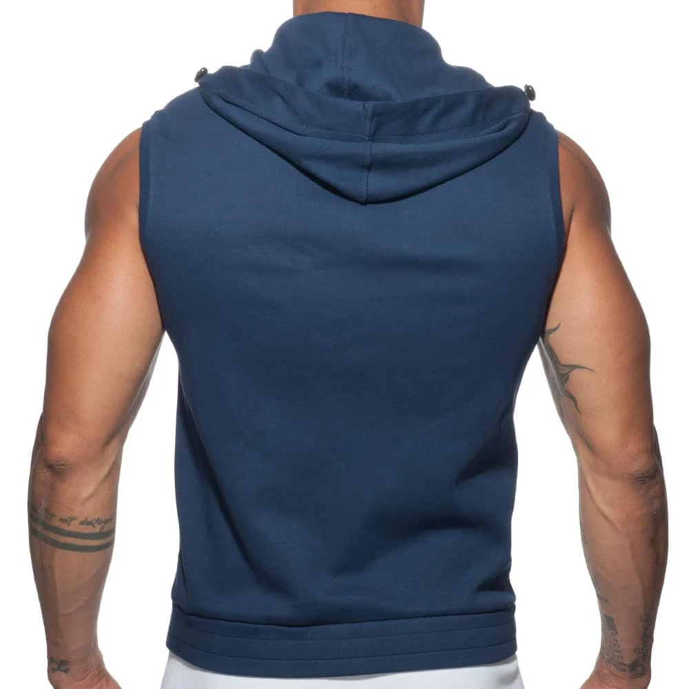 Veste AD Sans Manche Marine - Blanc 2 Veste AD Sans Manche Marine - Blanc – Image 2